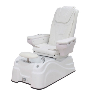 Caln Pediküre Stuhl: Mit zwei Motoren, Cervical-Dorsal-Lumbal-Massagesystem, Fußbad, ausziehbarer Dusche und MP3-Player (zwei Farben)