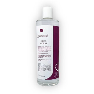 Kosmetiké Mizellenwasser (500 ml): Entfernt Make-up, reinigt und strafft die Haut und beseitigt alle Spuren von Unreinheiten. Super-ANGEBOT – Sommertage!