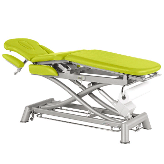 Ecopostural elektrische Trage: Scherenlift, grau und multifunktionale Struktur