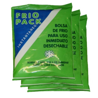 Packung mit 24 Einheiten Instant-Kühltaschen (Maße: 14 cm x 23 cm)