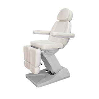 Elektrischer Podologiestuhl SOLSTICE: Ausgestattet mit 3 Motoren und LED-Licht an der Basis. Fortschrittliche Technologie, ergonomisches Design und maximale Stabilität