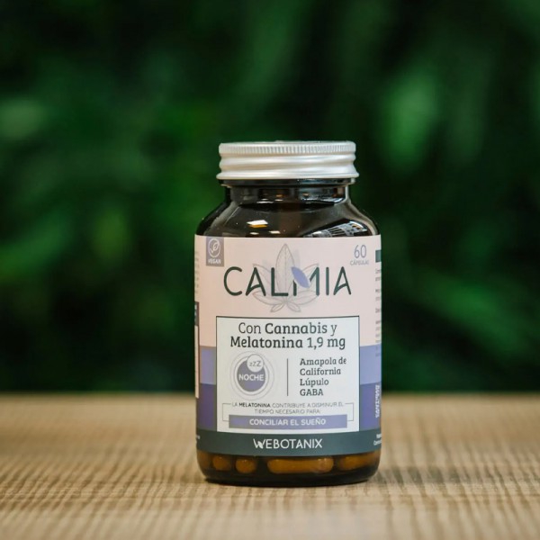 Calmia Night 60 Kapseln WeBotanix: Fördert eine tiefere Ruhe und hilft beim Einschlafen