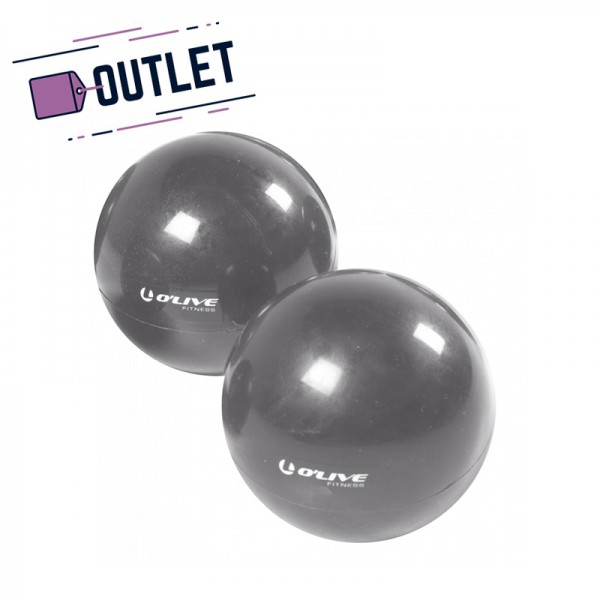 Tono Ball O'Live Gewichtsbälle (Paar), Grau, 1,5 kg – OUTLET