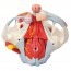 Anatomisches Modell des männlichen Beckens mit Bändern, Gefäßen, Nerven, Beckenboden und Organen (siebenteilig)