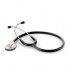 Adscope® 615 Kompaktes klinisches Stethoskop mit AFD-Technologie und großem eiförmigem Bruststück: Ideal für Ärzte - Farben: Schwarz - Referenz: 615BK