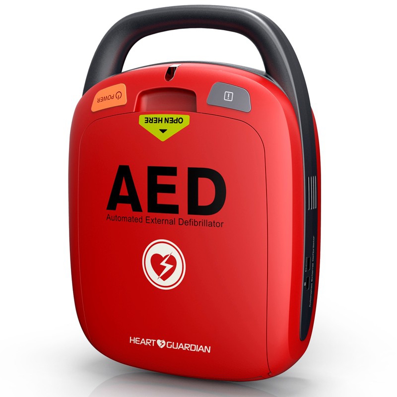 Halbautomatischer defibrillator von heart guardian elektroden für