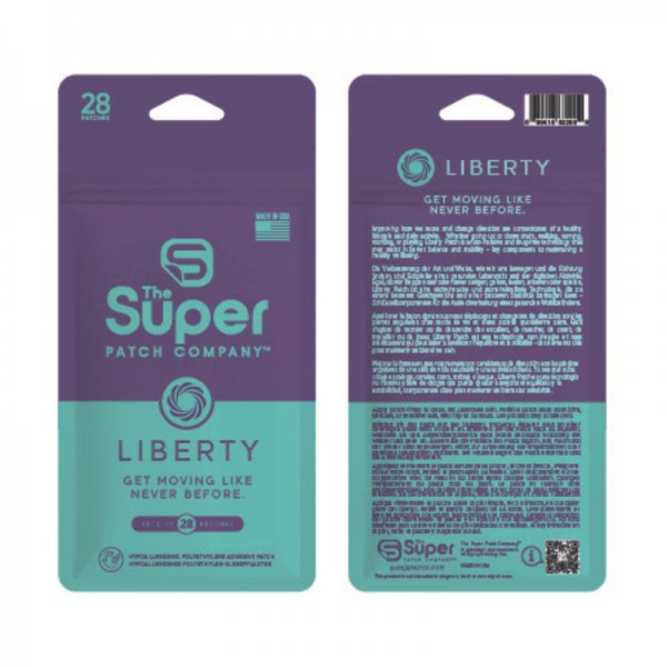 Liberty Super Patch – Packung mit 28 Pflastern: Nicht-invasive, medikamentenfreie Technologie, die Gleichgewicht und Stabilität verbessert Liberty Super Patch – Packung mit 28 Pflastern: Nicht-invasive, medikamentenfreie Technologie, die Gleichgewicht und Stabilität verbessert