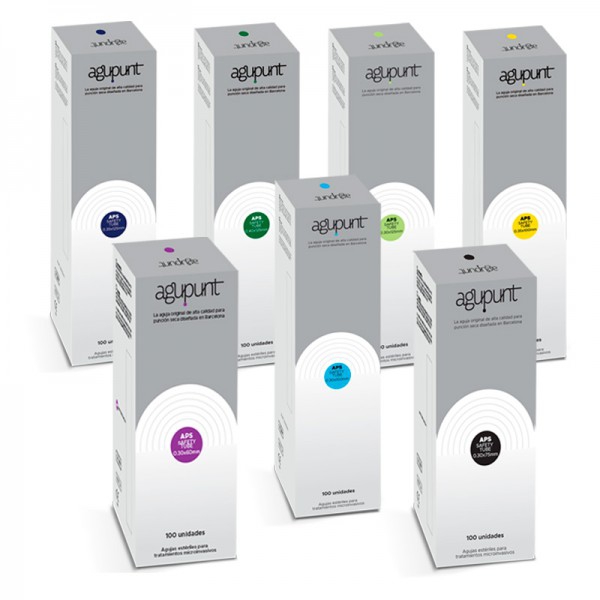 Physiotherapie-Nadeln für Dry Needling Agu-punt APS Safety Tube: mit Führungsröhrchen für Behandlungen mit langen Nadeln (100 Stück) Physiotherapie-Nadeln für Dry Needling Agu-punt APS Safety Tube: mit Führungsröhrchen für Behandlungen mit langen Nadeln (100 Stück)