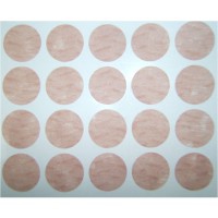 Atmungsaktiver, hypoallergener runder Papierkleber 24 mm (120 Einheiten) Atmungsaktiver, hypoallergener runder Papierkleber 24 mm (120 Einheiten)