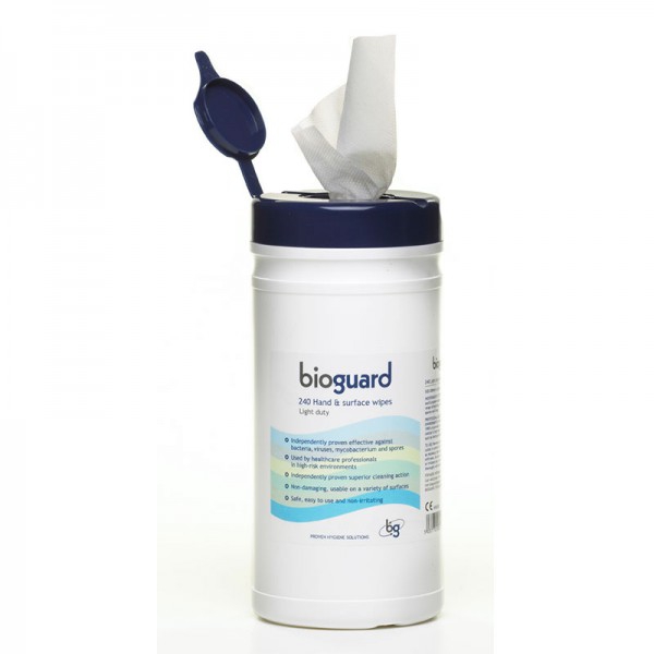 Feuchte Desinfektionstücher Bioguard (240 Einheiten)