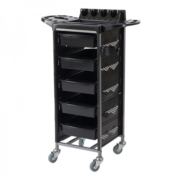 Brushy Rolling Styling Trolley ? Fünf ausziehbare Schubladen und obere Ablage Brushy Rolling Styling Trolley ? Fünf ausziehbare Schubladen und obere Ablage