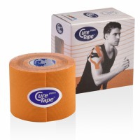 Cure Tape-Sport 5 cm x 5 m Orange: neuer Verband für Sport Cure Tape-Sport 5 cm x 5 m Orange: neuer Verband für Sport