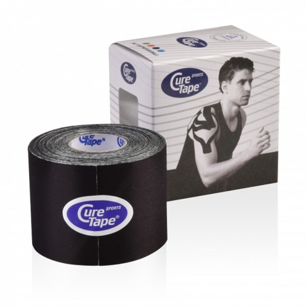 Cure Tape-Sport 5 cm x 5 m Farbe Schwarz: Neuer Verband für Sport Cure Tape-Sport 5 cm x 5 m Farbe Schwarz: Neuer Verband für Sport