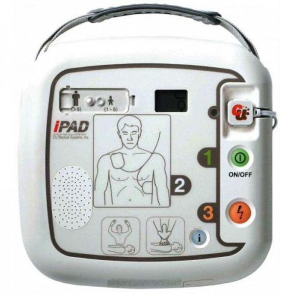 Halbautomatischer Defibrillator IPAD CU-SP1: einfach zu bedienen, Anweisungen und Sprachanweisungen