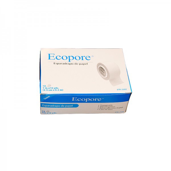 Papierband Ecopore 2,5 x 9,2 m (Kasten 12 Einheiten) Papierband Ecopore 2,5 x 9,2 m (Kasten 12 Einheiten)