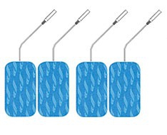 Klebeelektroden Kabelverbindung