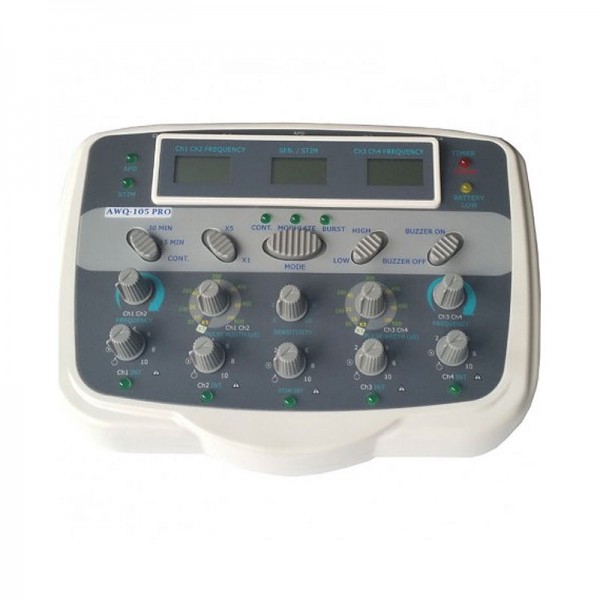 Elektroakupunkturstimulator AWQ-105 PRO mit fünf Ausgangskanälen Elektroakupunkturstimulator AWQ-105 PRO mit fünf Ausgangskanälen
