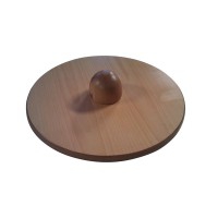 Boheler Platte für Knöchelzirkulationsübungen, aus lackiertem Holz