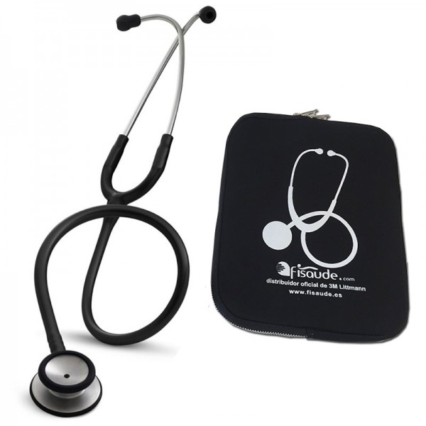 Littmann Stethoskop Classic II SE (schwarze Farbe) + Gift gepolsterte Schutzhülle Littmann Stethoskop Classic II SE (schwarze Farbe) + Gift gepolsterte Schutzhülle