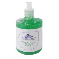 Reines Aloe Vera Gel angereichert mit Grüntee Kinefis 500 ml: Regenerierende, feuchtigkeitsspendende und antioxidative Wirkung Reines Aloe Vera Gel angereichert mit Grüntee Kinefis 500 ml: Regenerierende, feuchtigkeitsspendende und antioxidative Wirkung