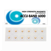 Accu-Band Magnet vergoldet 6000 Gauss: Durchmesser 5 mm (12 Stück)