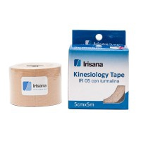 Kinesiologisches Tape Irisana mit beigem Turmalin 5cmx5m