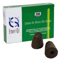 Moxa für heiße Nadel in rauchfreiem Kegel (200 Stück)
