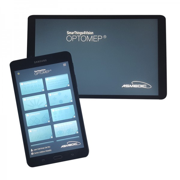 OPTOMED Portable Vision Control: Mit einem Management-Tablet