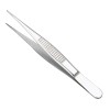 Zahnlose Pinzette mit feiner Spitze 12,50 cm: Ideal für die Aurikulotherapie (Edelstahl)
