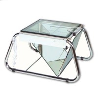 Podoskop mit Elektroinstallation aus verchromtem Stahl Podoskop mit Elektroinstallation aus verchromtem Stahl