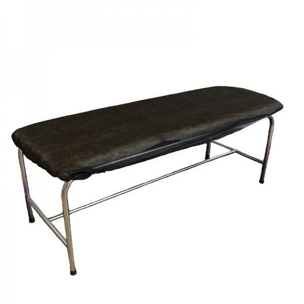 Kinefis schwarze verstellbare Einweglaken aus TNT-Polypropylen von 30 Gramm 95 cm x 220 cm (10 - 100 Einheiten) Kinefis schwarze verstellbare Einweglaken aus TNT-Polypropylen von 30 Gramm 95 cm x 220 cm (10 - 100 Einheiten)