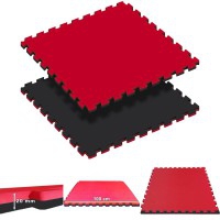 Reversible Tatami Puzzle Kinefis Farbe schwarz - rot (Dicke 20 mm)