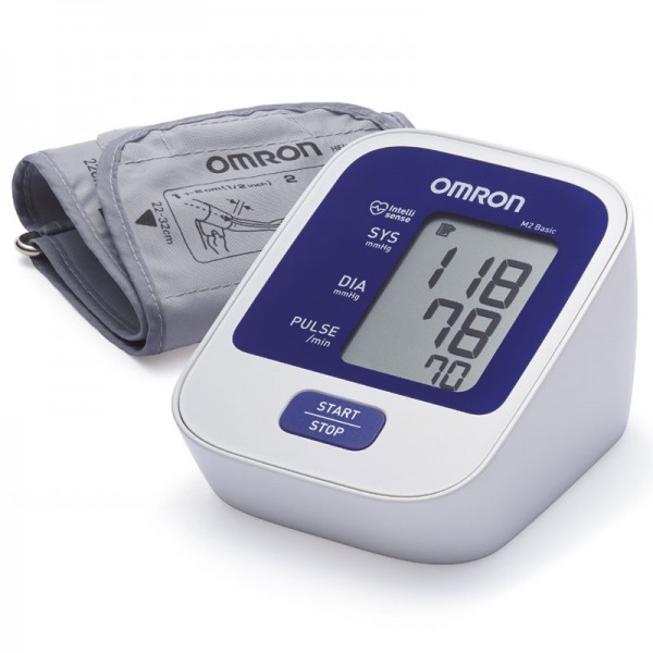 Omron M2 Basic Automatischer Arm-Blutdruckmonitor: Funktioniert einfach per Knopfdruck