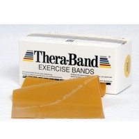 Thera Band 5,5 Meter: Spezielle Latexbänder mit starkem Widerstand - Goldfarbe