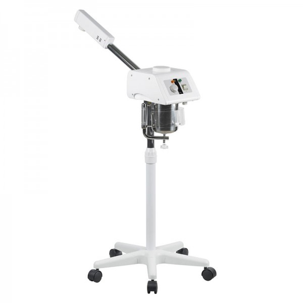Clear Ozone Facial Steamer: Mit drehbarem Kopf, einstellbarer Höhe und stabiler Basis mit Rädern (0,9 Liter Fassungsvermögen) Clear Ozone Facial Steamer: Mit drehbarem Kopf, einstellbarer Höhe und stabiler Basis mit Rädern (0,9 Liter Fassungsvermögen)