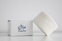 Kohäsiver elastischer Verband Kinefis Haft: Farbe Weiß Kohäsiver elastischer Verband Kinefis Haft: Farbe Weiß