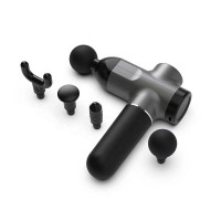 Tragbare Mast-Massagepistole: Enthält 4 austauschbare Köpfe und 6 Massagegeschwindigkeiten