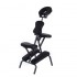 Kinefis Relax multifunktionaler klappbarer Massagestuhl (Farben Creme und Schwarz) - Farbe: Schwarz - Referenz: Relax black