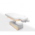 Elektrischer High-End-Tisch Swop S3 SPA mit Heizung und Tri-Kopf: Anpassbares, nahtloses Design, extremer Komfort ... ein Modell, das die Spielregeln neu erfindet (natürliche Holzfarbe) - R: natürliches Holz - 