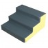 Kleine Leiterfigur: ideal für psychomotorische Übungen (Maße: 60 x 60 x 30 cm) - Farben: Gelb grau - Referenz: 05086.B46.406