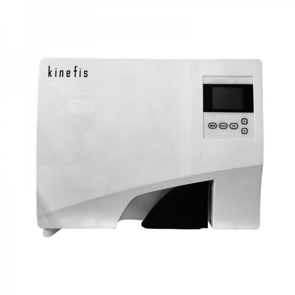 Klasse B Autoklav 8 Liter Kinefis Deluxe + Free Wasserdestilliergerät: mit internem Drucker, doppeltem Sicherheitsschloss, USB und LCD-Display Klasse B Autoklav 8 Liter Kinefis Deluxe + Free Wasserdestilliergerät: mit internem Drucker, doppeltem Sicherheitsschloss, USB und LCD-Display