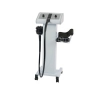 Vibrierendes Körpermassagegerät BasicTech: Es verfügt über fünf Köpfe zur Durchführung verschiedener Behandlungen Vibrierendes Körpermassagegerät BasicTech: Es verfügt über fünf Köpfe zur Durchführung verschiedener Behandlungen