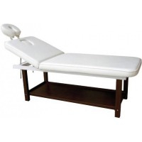 SPA- und ästhetischer Tisch Rombo mit zwei Körpern: Mit fester Struktur, Gesichtsloch, Rückenlehne und verstellbarer Kopfstütze