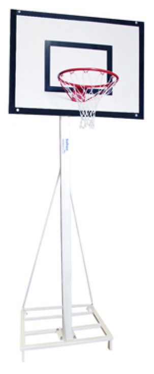 Set mini-basketballkörbe deluxe, 100 rohr, mit rollen, ohne ring oder ...