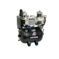 Kompressor Cattani AC 300. Für vier bis fünf Behandlungseinheiten mit Lufttrockner und ölfrei