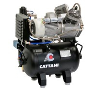 Kompressor Cattani AC 200. Für zwei-drei Dentalgeräte mit Lufttrockner und ölfrei