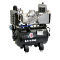 Cattani AC 100 Dentalkompressor Für dentale Geräte mit Lufttrockner und ölfrei