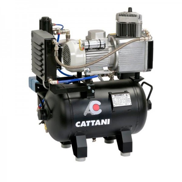 Cattani AC 100 Dentalkompressor Für dentale Geräte mit Lufttrockner und ölfrei Cattani AC 100 Dentalkompressor Für dentale Geräte mit Lufttrockner und ölfrei