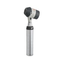 Heine Delta 20T LED Dermatoskop: mit Kontaktscheibe mit Skalenmarkierung, mit Ladegriff und Steckernetzteil