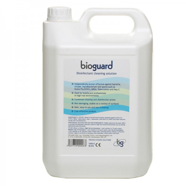 Bioguard Flächendesinfektionsmittel 5 Liter (zum Befüllen von Sprays)